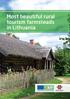 Most beautiful rural tourism farmsteads in Lithuania