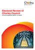 Electoral Review of Chorley Council. Council proposed pattern of wards