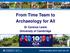 From Time Team to Archaeology for All Dr Carenza Lewis University of Cambridge