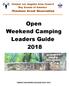 Open Weekend Camping Leaders Guide 2018