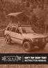 SOFT TOP ROOF TENT INSTRUCTION MANUAL