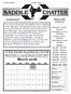 March Ute Pass Saddle Club Monthly Calendar Preview INSIDE THIS ISSUE: