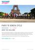 PARIS TO GENEVA CYCLE