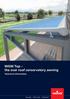 WGM Top the over roof conservatory awning Technical information