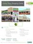 STORES FOR LEASE Market Place Shopping Center GOLF & ELMHURST ROADS 767 W GOLF ROAD, DES PLAINES, IL AVAILABLE COMING SOON: