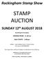 STAMP AUCTION. Something for Everybody. VIEWING FROM am. SALE STARTS 2.00 pm. VENUE Gary Holland Centre, 19 Kent Street City Centre, ROCKINGHAM