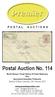 Postal Auction No. 114