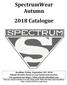 SpectrumWear Autumn 2018 Catalogue