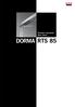 Transom concealed door closer DORMA RTS 85
