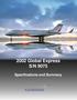 2002 Global Express S/N Specifications and Summary