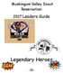 Muskingum Valley Scout Reservation Leaders Guide. Legendary Heroes