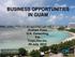 BUSINESS OPPORTUNITIES IN GUAM. Graham Poon G.K. Consulting For TropLinks Inc. 09 July, 2013