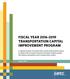 MPO FISCAL YEAR TRANSPORTATION CAPITAL IMPROVEMENT PROGRAM