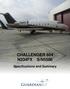 CHALLENGER 604 N334FX S/N5586. Specifications and Summary
