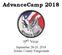 AdvanceCamp th Year. September 28-29, 2018 Solano County Fairgrounds