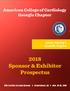 Annual Meeting & Scientific Program 2018 Sponsor & Exhibitor Prospectus