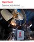 Powermax family brochure. Portable air plasma cutting and gouging systems