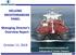 HELLENIC MEDITERRANEAN PANEL. Managing Director s Overview Report. October 11, International Association of Independent Tanker Owners