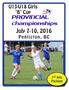 U13-U18 Girls B Cup. July 7-10, Penticton, BC. 1st Info Package
