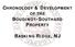 CHRONOLOGY & DEVELOPMENT BOUDINOT-SOUTHARD PROPERTY BASKING RIDGE, NJ OF THE
