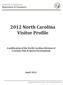 2012 North Carolina Visitor Profile