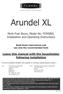 Arundel XL. Multi-Fuel Stove, Model No. FCMSBXL Installation and Operating Instructions. Read these Instructions and use only the recommended fuels