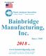 Bainbridge an uf acturing, Inc.