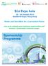 Eco Expo Asia October 2018 AsiaWorld-Expo, Hong Kong. Waste Less Save More for a Low-carbon Future