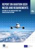 Report on Aviation User Needs and Requirements Outcome of the European GNSS User Consultation Platform