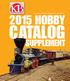 Kalmbach Books, Magazines, and DVDs 2015 HOBBY CATALOG SUPPLEMENT