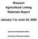 Missouri Agricultural Liming Materials Report. January 1 to June 30, 2000