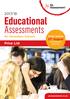 2017/18. Educational. Assessments for Secondary Schools. Order before 31 st August and beat the price rise! Price List. gl-assessment.co.