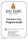 2018 Winter Camp. Program Guide Circle 75 Parkway, SE Atlanta, GA Phone: