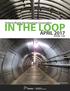 IN THE LOOP APRIL Ontario Media Development Corporation ISSUE 120. Blast Tunnel (L2845)