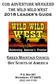 Cub Adventure Weekend The Wild WILD West 2018 Leader s Guide