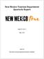 New Mexico Tourism Department Quarterly Report