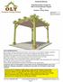 Assembly Manual. OLM Retractable Canopy for 10X12 Arched Breeze Pergola by Outdoor Living Today. Revision 2 April 27th /2015
