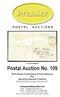 Postal Auction No. 109