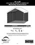 10' x 20' 2-IN-1 MAX AP CANOPY & SCREEN KIT Assembly Instructions
