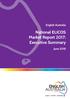 English Australia. National ELICOS Market Report 2017: Executive Summary