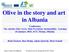 Olive in the story and art in Albania