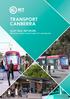 TRANSPORT CANBERRA. LIGHT RAIL NETWORK Delivering a modern transport system for a growing city