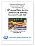 24 th Annual Food Service Conference & Exhibits November 14 & 15, 2018