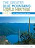 THE GREATER BLUE MOUNTAINS WORLD HERITAGE AREA Your Handy Pocket Sized Guide