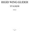 RIGID WING GLIDER STALKER. Manual