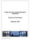 STUDY ON CIVIL AVIATION SECURITY FINANCING. Summary of Final Report. September 2004
