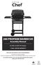280 Propane Barbecue Assembly Manual