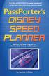 PassPorter s Disney Speed Planner. 1 Today. 2 Calendar. 3 Parks. 4 Passes. PassPorter Reg.: Cut, trim at dotted line, and insert in PassPocket.