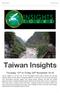 Taiwan Insights November Taiwan Insights