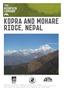 KOPRA AND MOHARE RIDGE, NEPAL